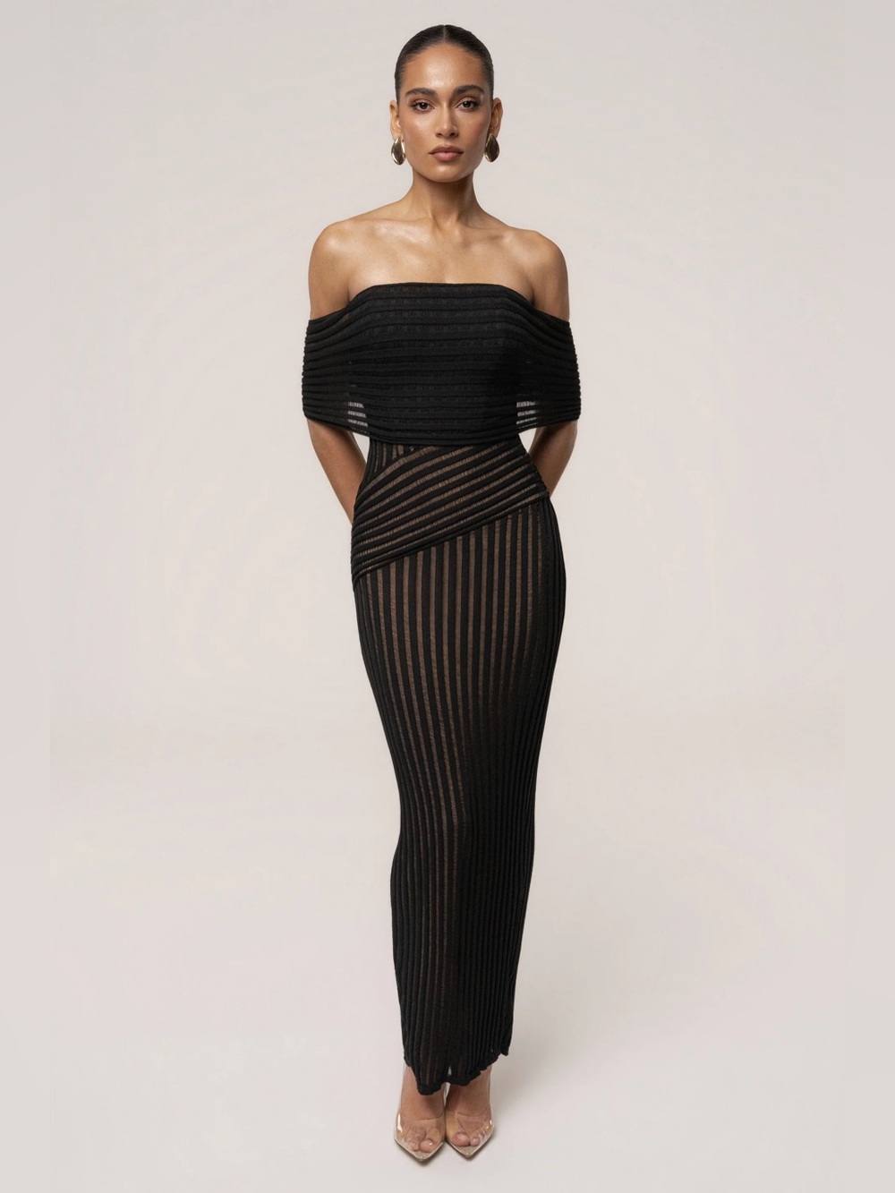JLUXLABEL black midnight siren maxi dress